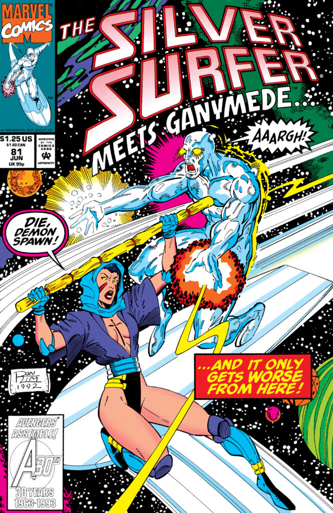 Silver Surfer #81, couverture