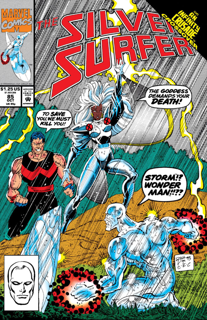 Silver Surfer #85, couverture