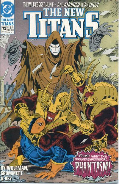 New Titans #73, couverture
