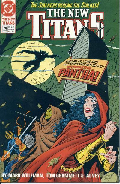 New Titans #74, couverture