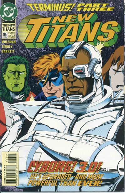 New Titans #106, couverture
