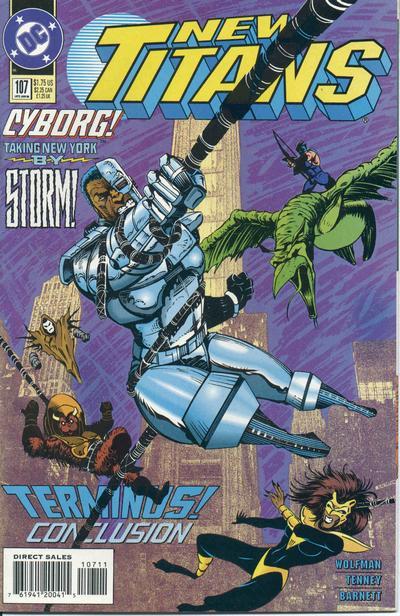 New Titans #107, couverture
