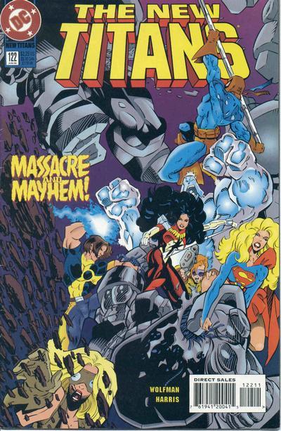 New Titans #122, couverture