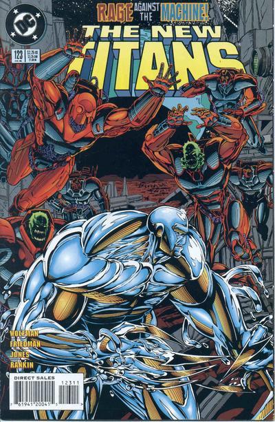New Titans #123, couverture