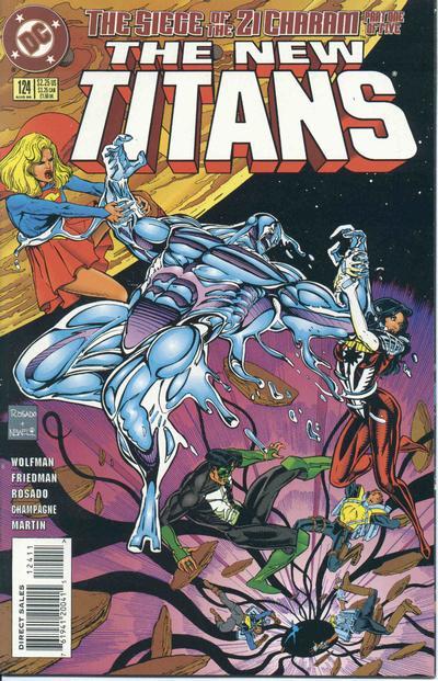 New Titans #124, couverture