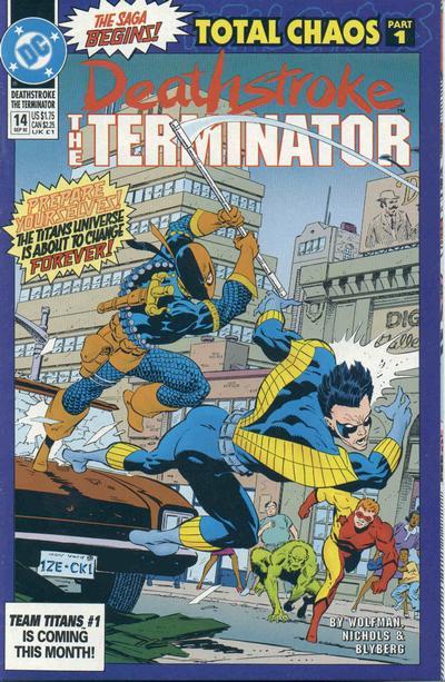 Deathstroke The Terminator #14, couverture