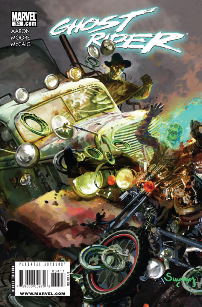 Ghost Rider #34, couverture