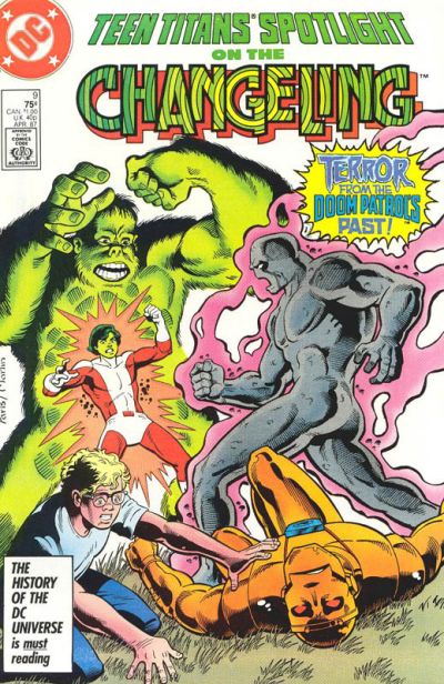 Teen Titans Spotlight #9, couverture