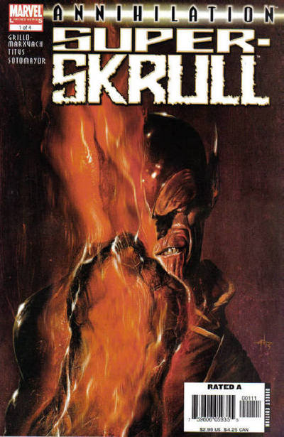 Annihilation: Super-Skrull #1-4 - Complete Set, couverture