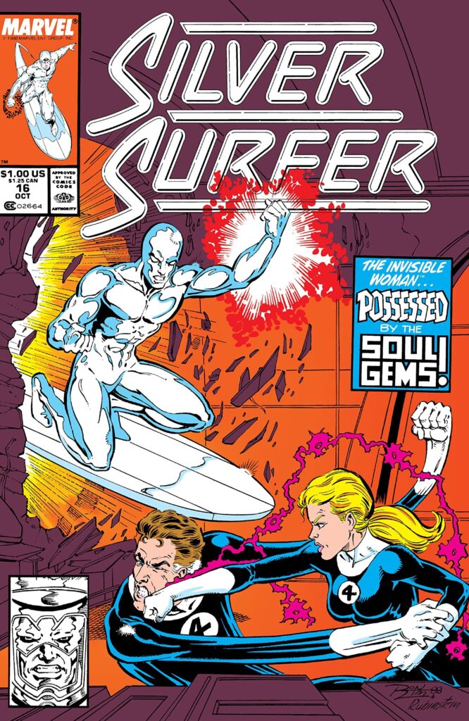 Silver Surfer #16, couverture