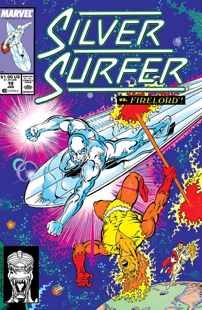 Silver Surfer #19, couverture