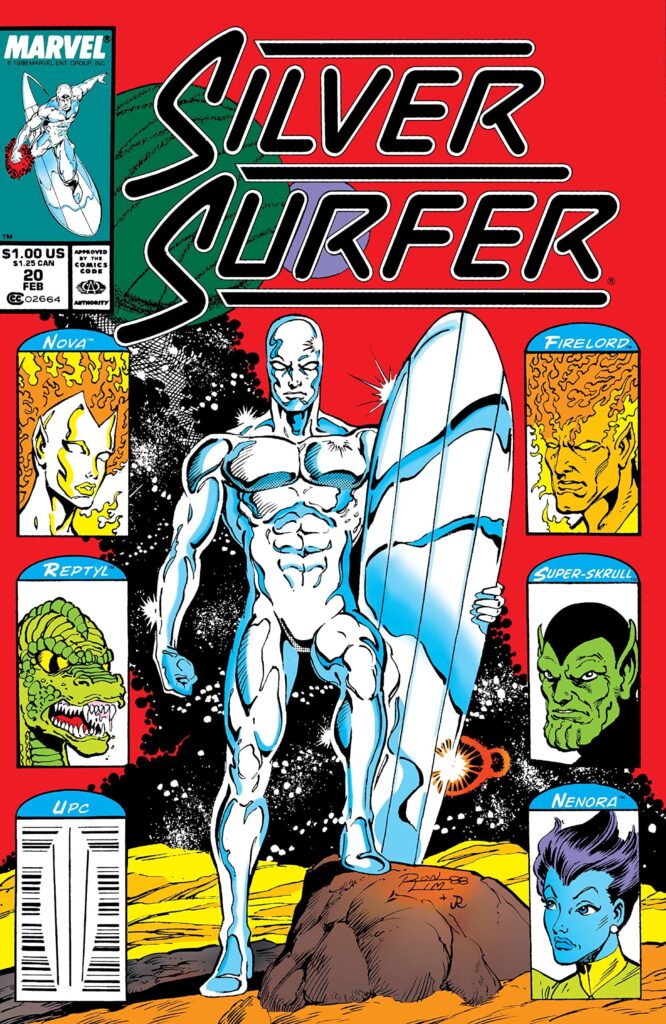Silver Surfer #20, couverture