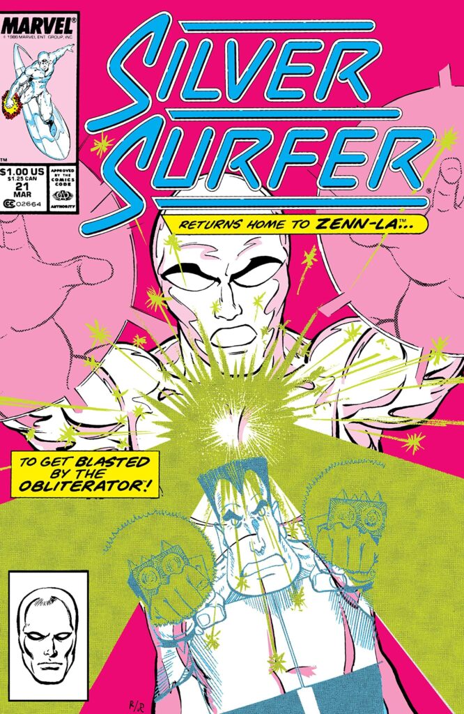 Silver Surfer #21, couverture