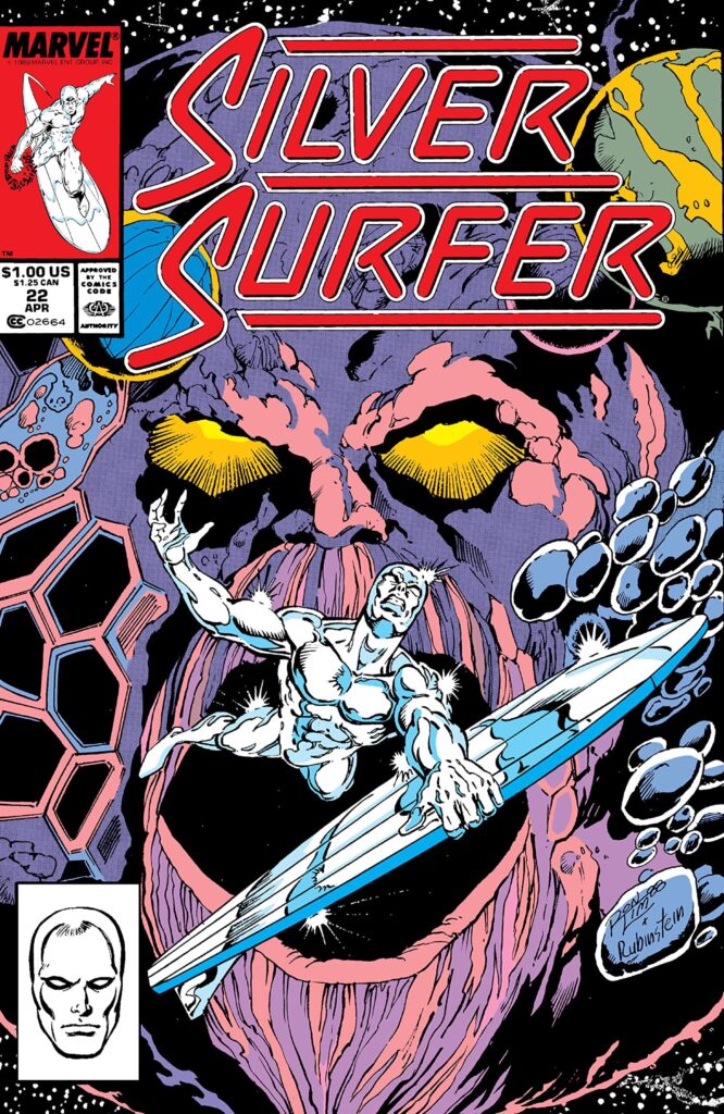 Silver Surfer #22, couverture
