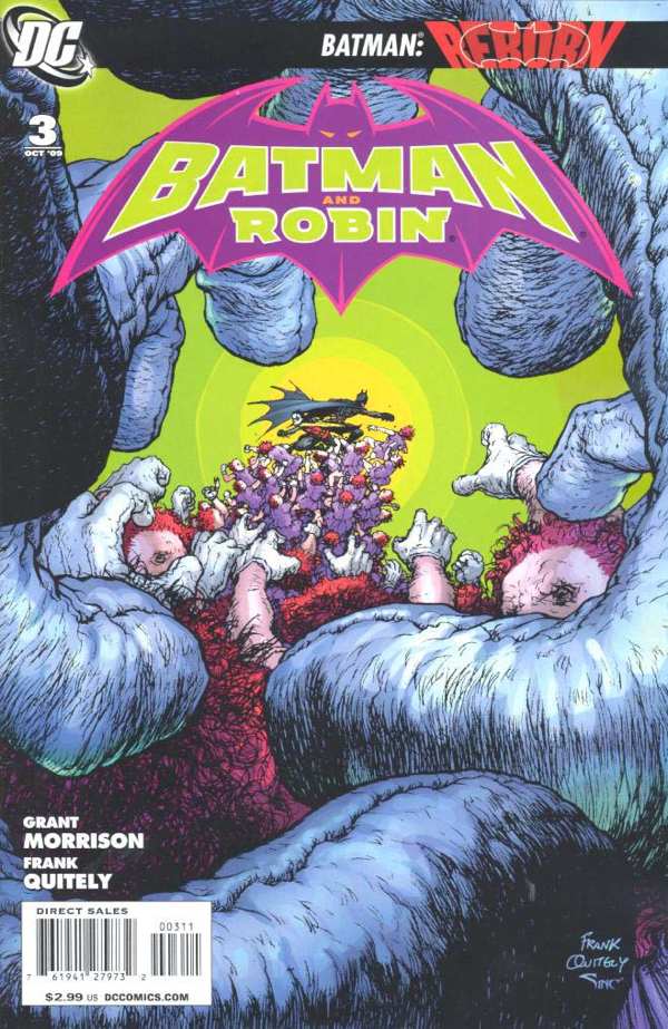 Batman And Robin #3, couverture
