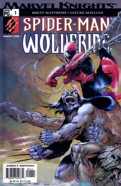 MARVEL KNIGHTS: SPIDER-MAN & WOLVERINE #1-4 - COMPLETE SET, couverture