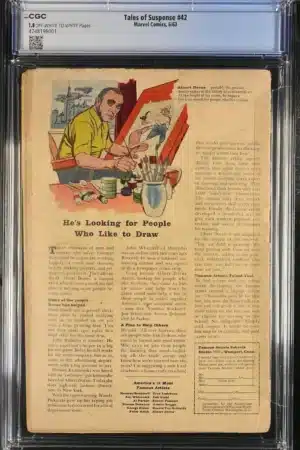 TALES OF SUSPENSE (1959) #42 CGC GD 1.8 Marvel lecubeacomics.com