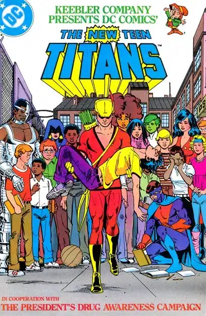 New Teen Titans Drug Awareness Special #1 - Keebler, couverture