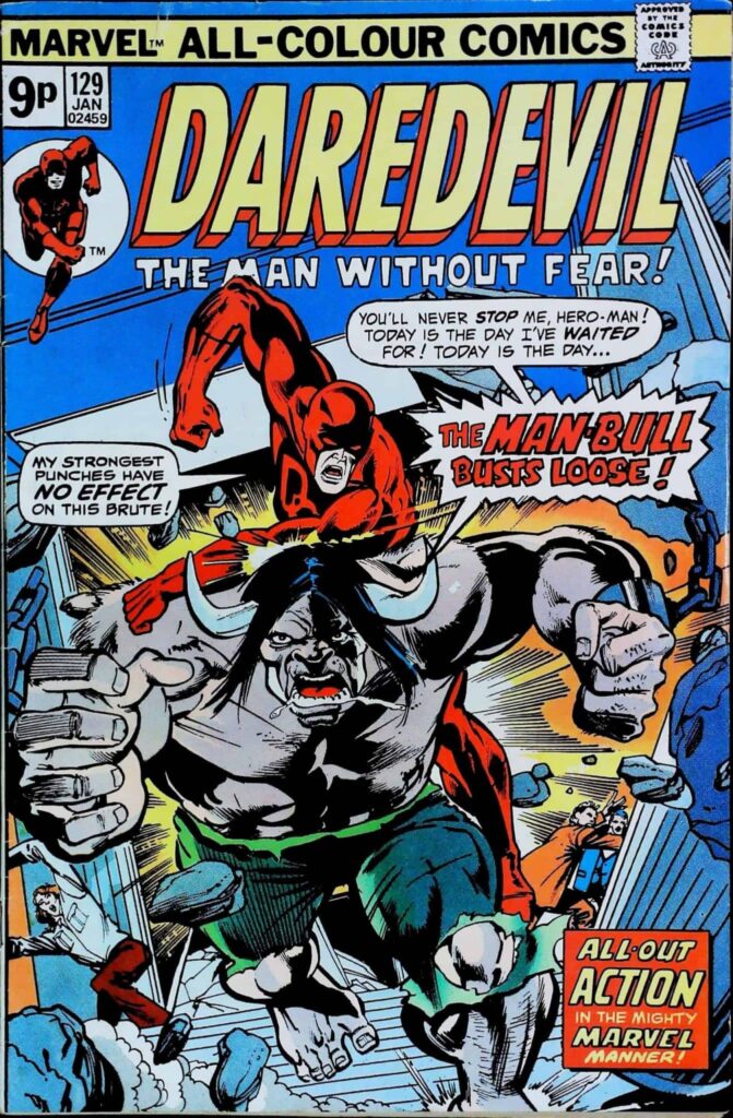 Daredevil #129, vue de l'exemplaire