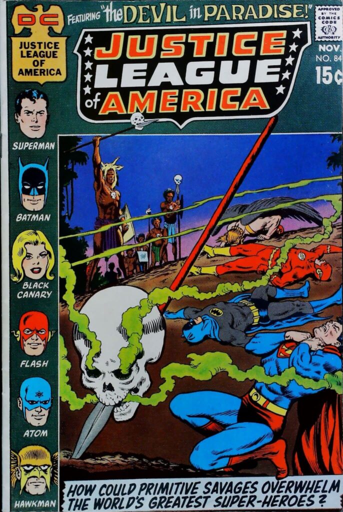 Justice League Of America #84, vue de l'exemplaire