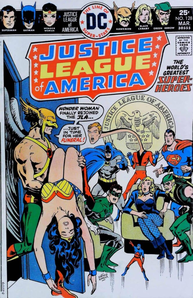 Justice League Of America #128, vue de l'exemplaire