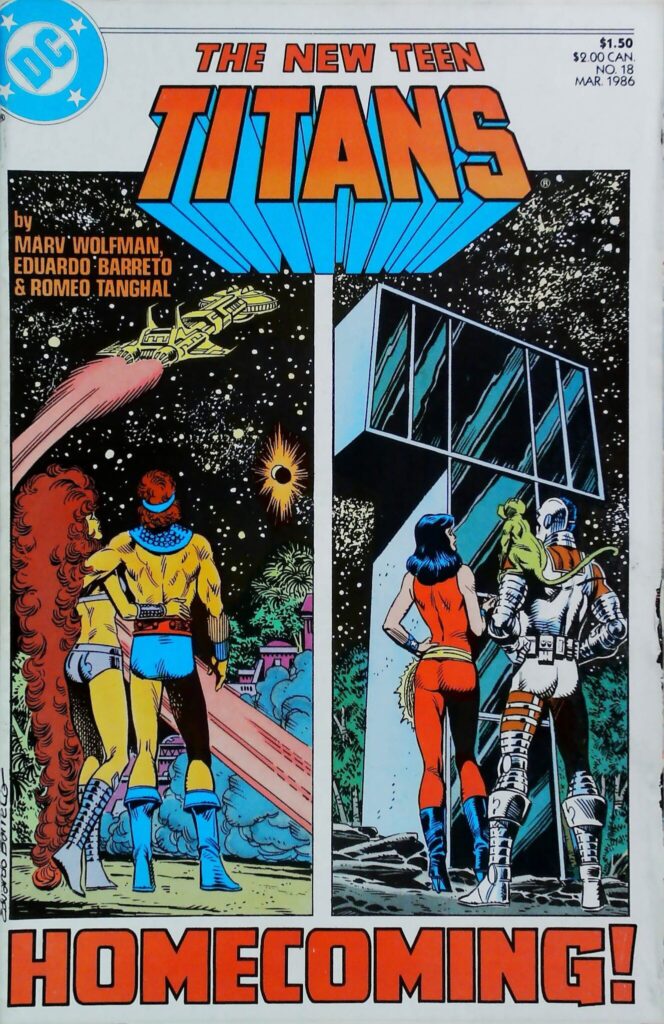 New Teen Titans #18, vue de l'exemplaire