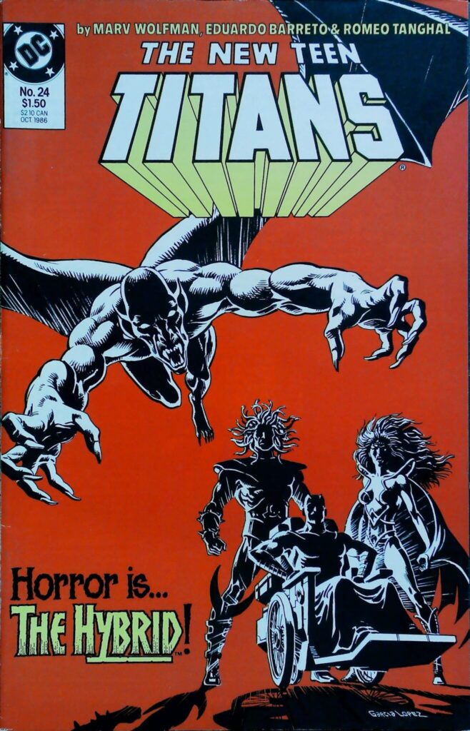 New Teen Titans #24, vue de l'exemplaire