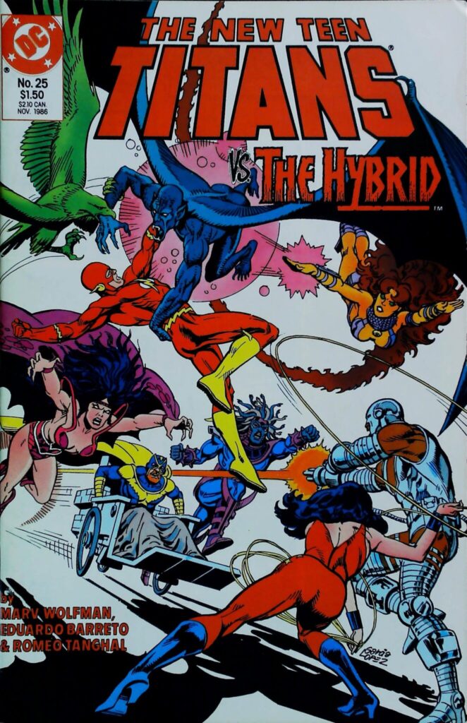 New Teen Titans #25, vue de l'exemplaire