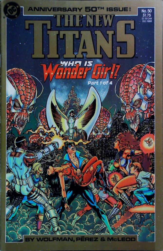 New Titans #50, vue de l'exemplaire