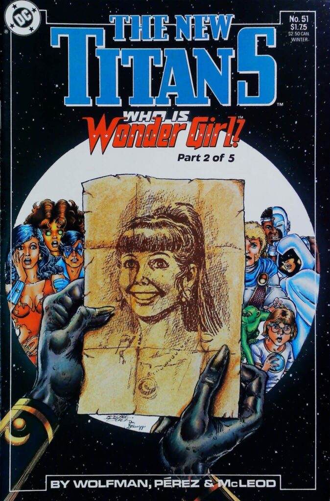 New Titans #51, vue de l'exemplaire