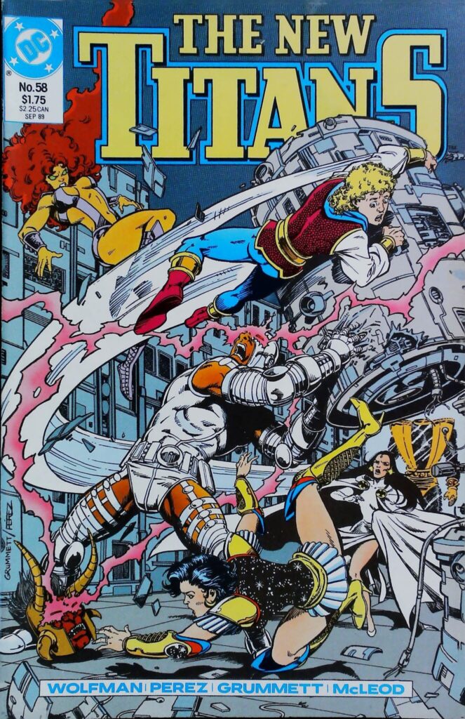 New Titans #58, vue de l'exemplaire