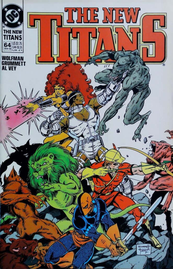 New Titans #64, vue de l'exemplaire