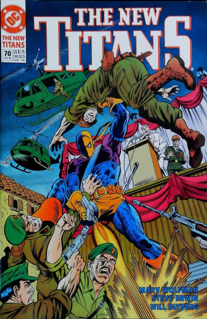 New Titans #70, vue de l'exemplaire