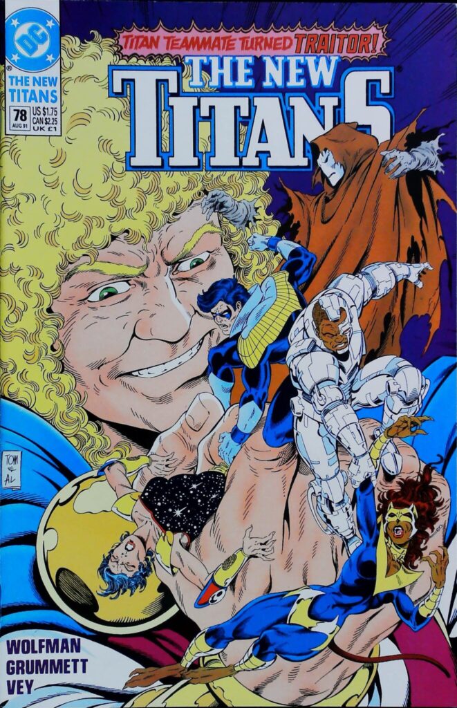 New Titans #78, vue de l'exemplaire