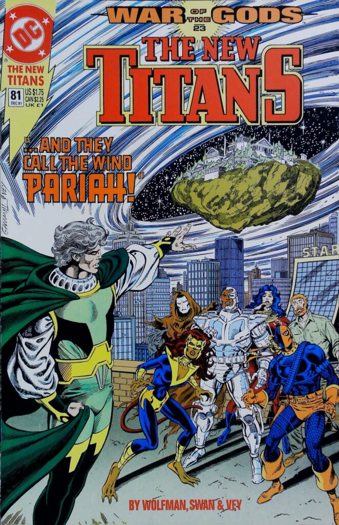 New Titans #81, vue de l'exemplaire