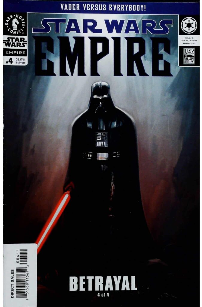 Star Wars : Empire #4, vue de l'exemplaire