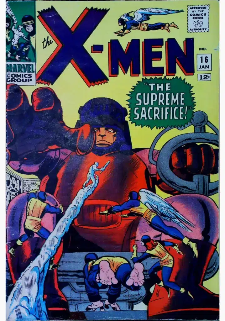 Uncanny X-Men #16, vue de l'exemplaire