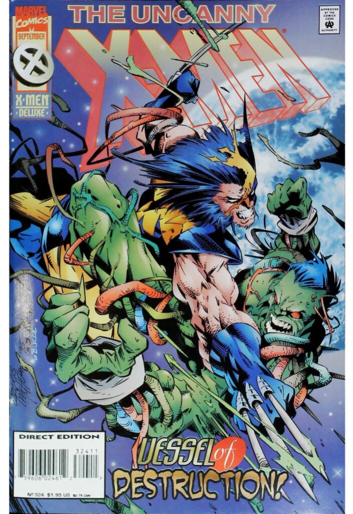 Uncanny X-Men #324, vue de l'exemplaire